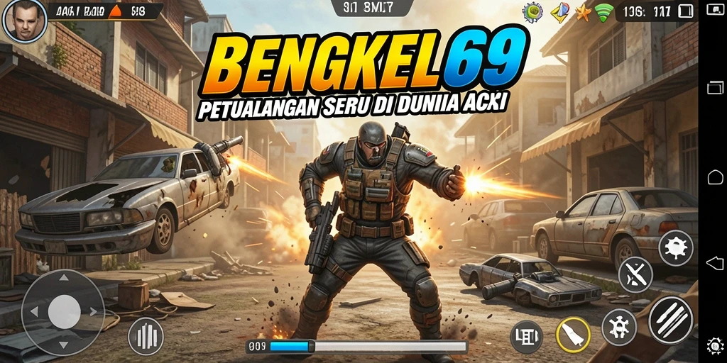 Gameplay BENGKEL69 yang seru dan penuh aksi.