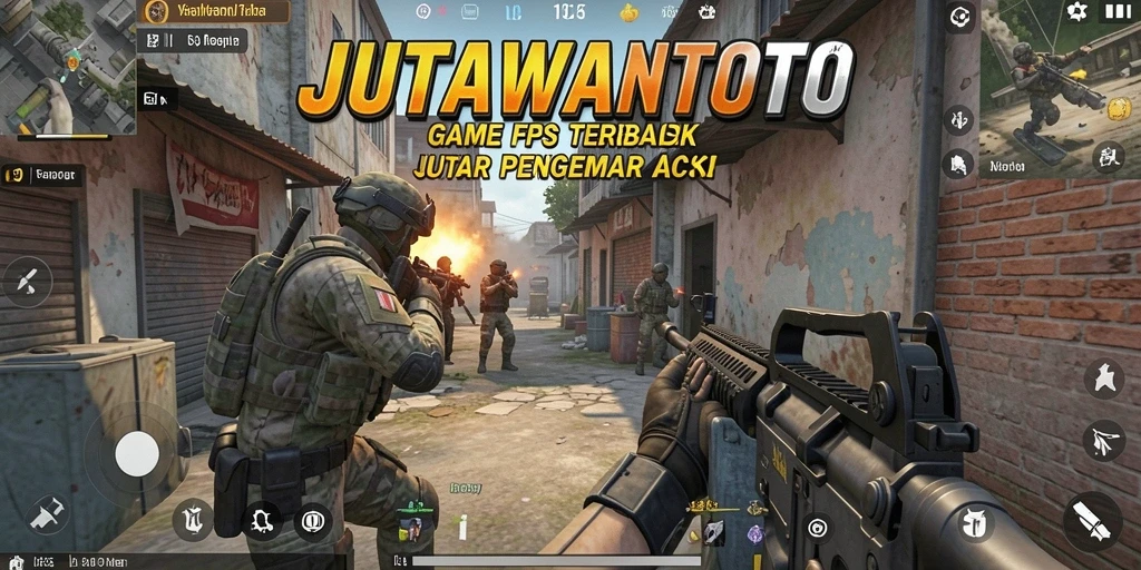 Gameplay menegangkan di JUTAWANTOTO dengan aksi senjata yang intens.