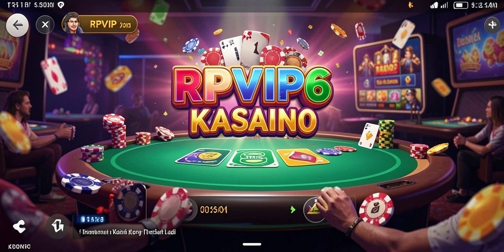 Tampilan gameplay kasino yang mendebarkan dari RPVIP6.