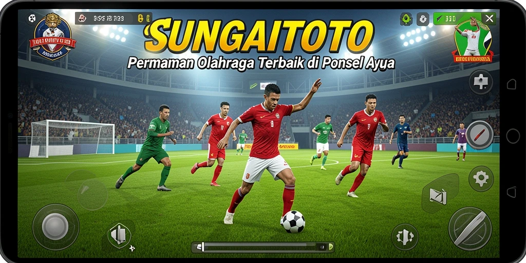 Screenshot SUNGAITOTO menampilkan aksi seru dalam pertandingan olahraga.